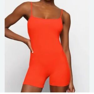 SKIMS Bright Orange Romper